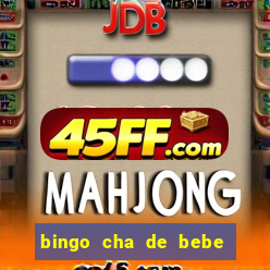 bingo cha de bebe cartelas para imprimir